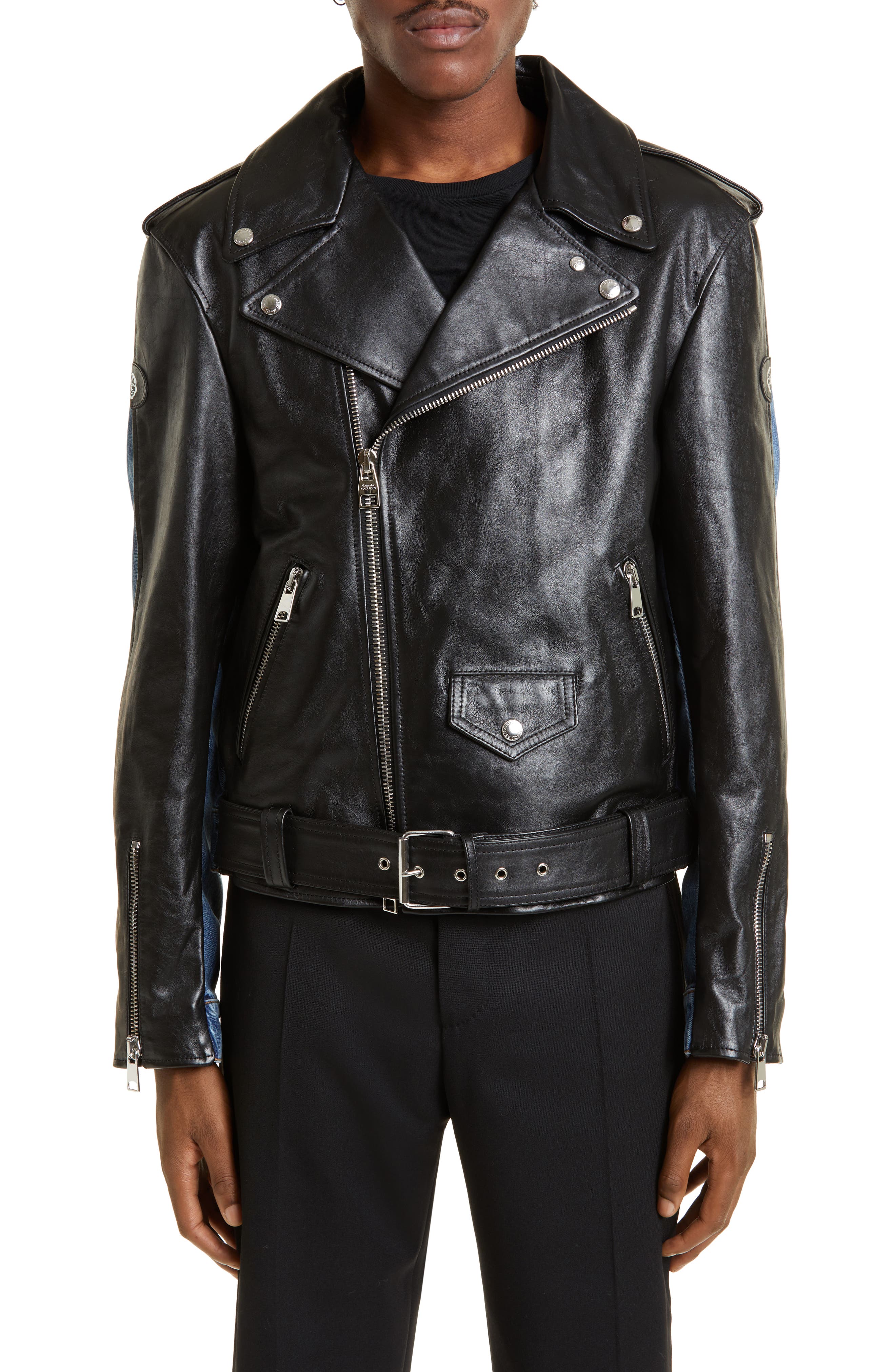 Men's Alexander McQueen Leather \u0026 Faux 