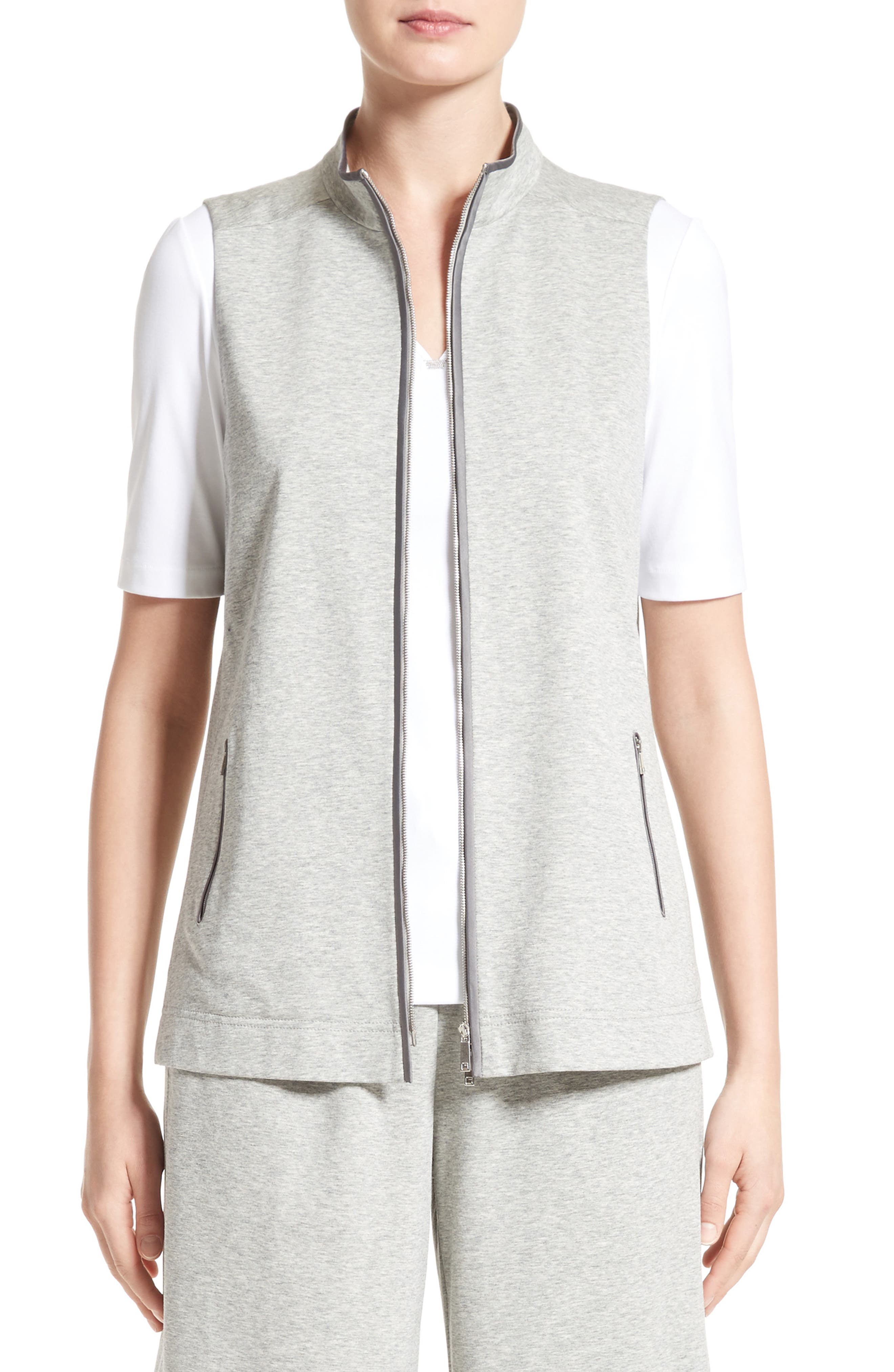 Lafayette 148 New York Cotton Vest Nordstrom