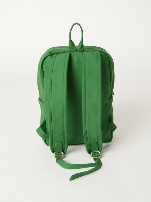 Shop Terra Thread Organic Cotton Backpack In Moss Green