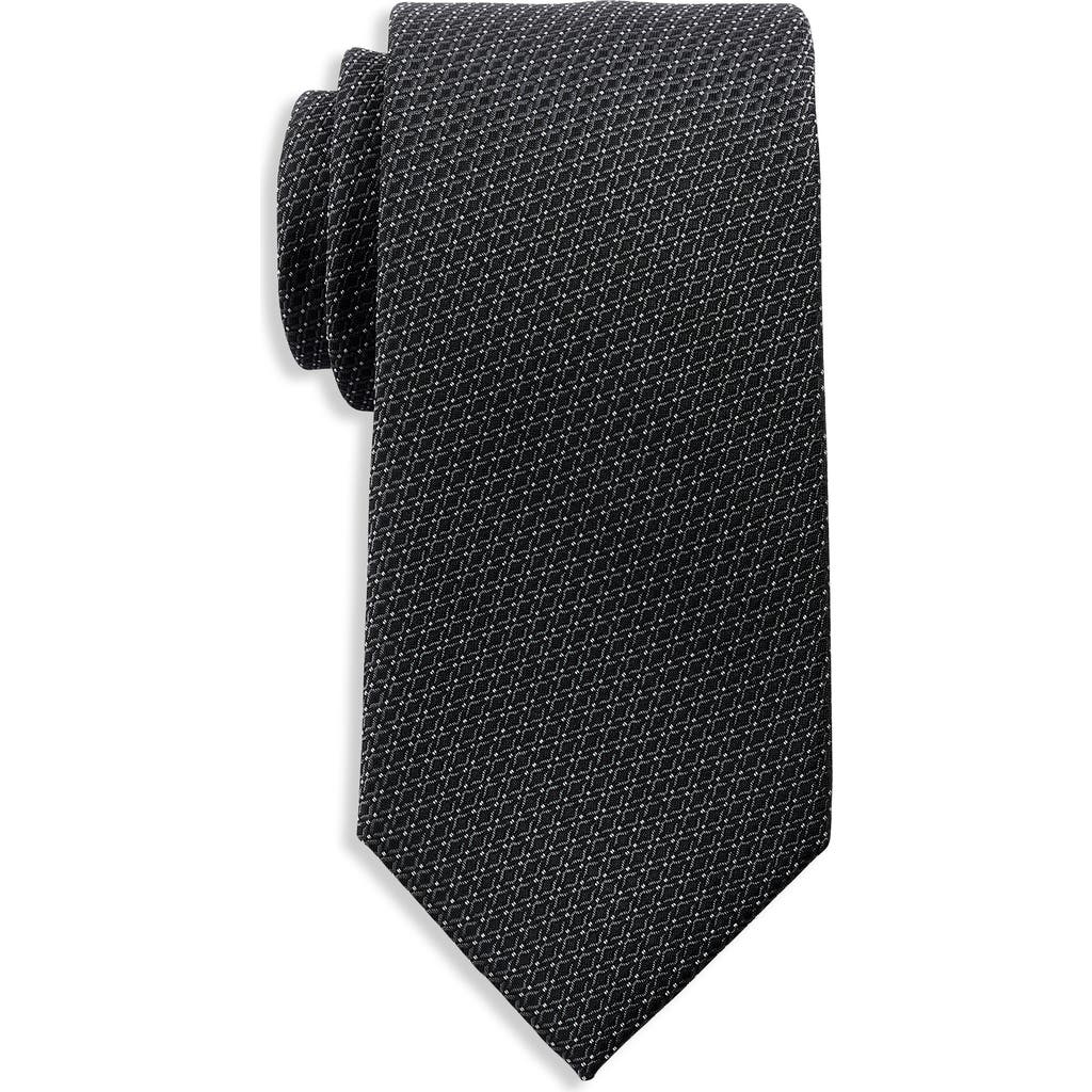Michael Kors Barre Neat Patterned Tie in Black