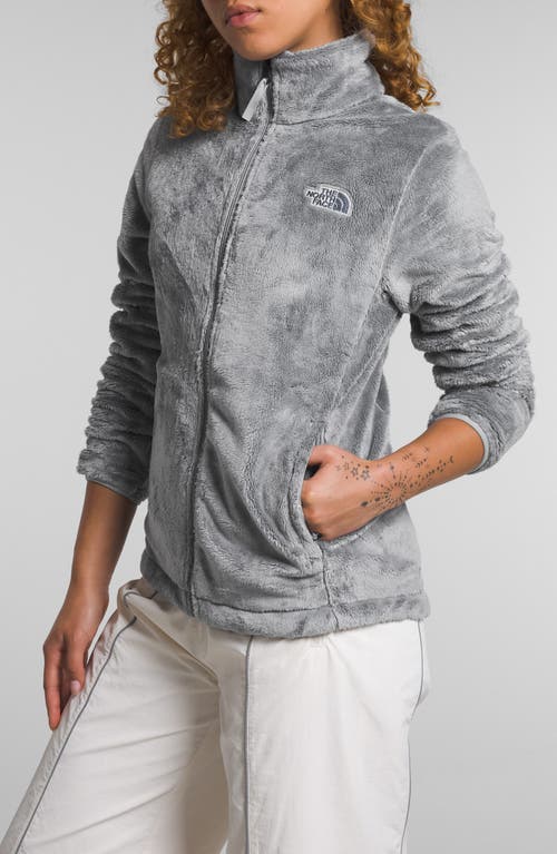 Shop The North Face Osito Zip Fleece Jacket In Meld Grey-npf