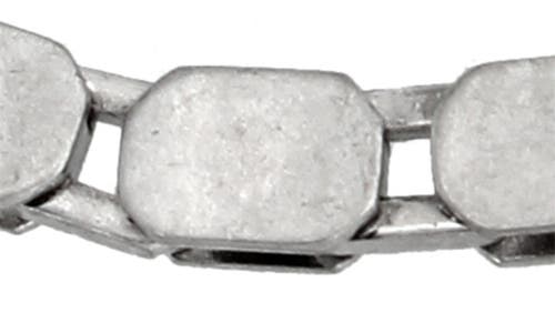 Shop Allsaints Flat Chain Bracelet In Warm Silver