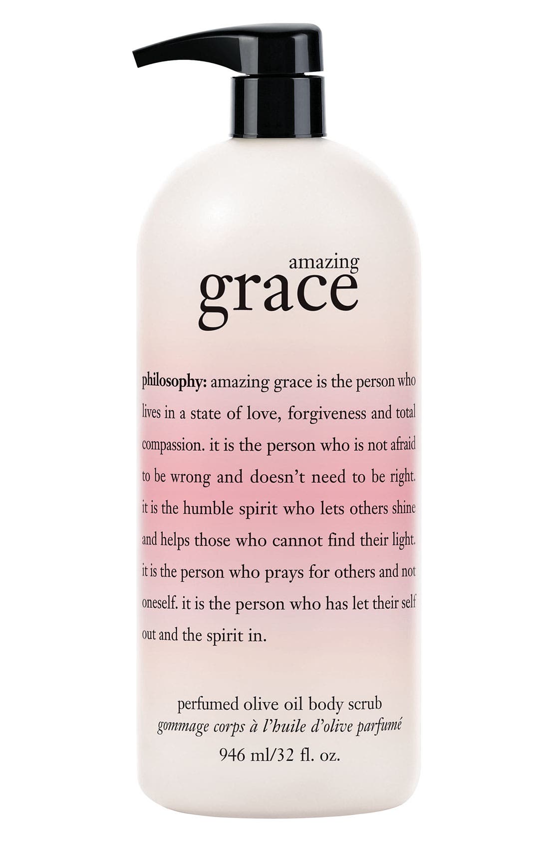 philosophy 'amazing grace' perfumed olive oil body scrub Nordstrom