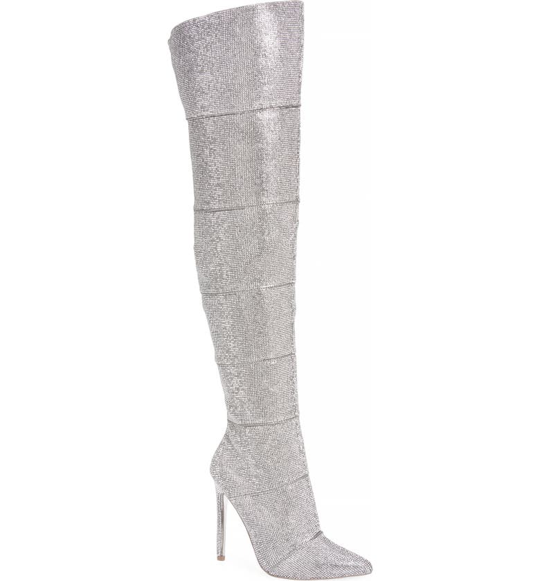 Steve Madden Wonder Crystal Embellished Over the Knee Boot (Women ...