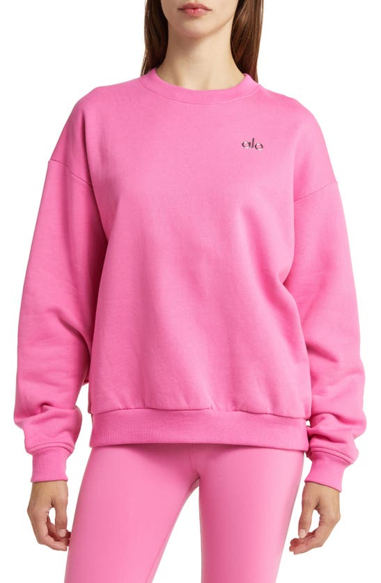 Alo Yoga Accolade Sweatshirt In Paradise Pink