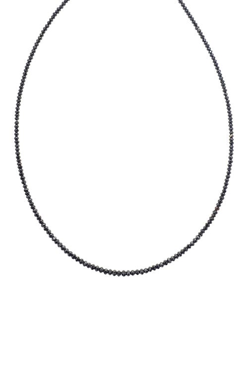 Sethi Couture Diamond Necklace In Black