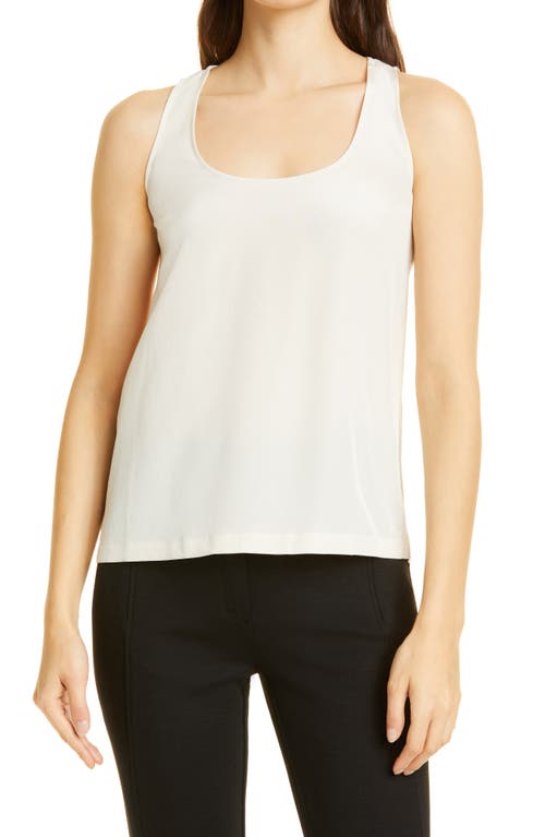 M.M.LaFleur The Vicky Washable Silk Tank in Pearl
