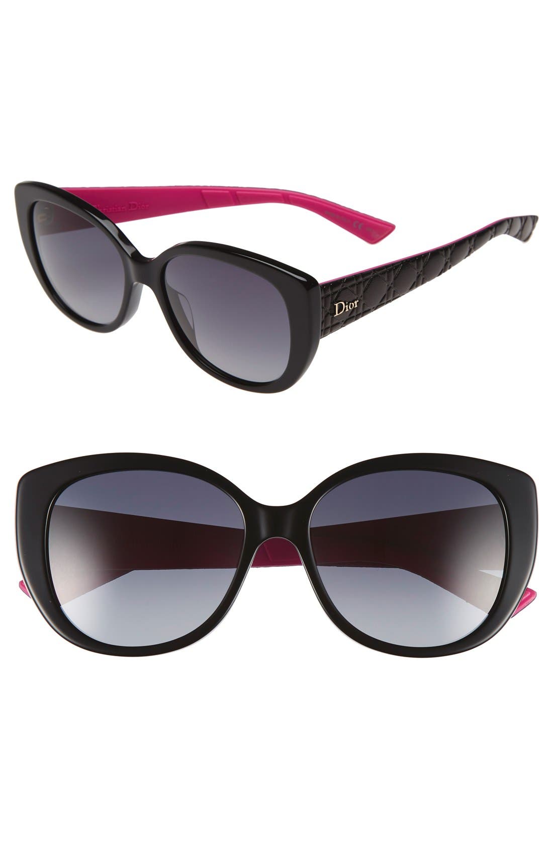 dior oversized cat eye sunglasses