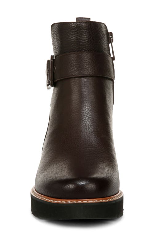 Shop Naturalizer Darry Water Repellent Moto Bootie In Coffee Bean Brown