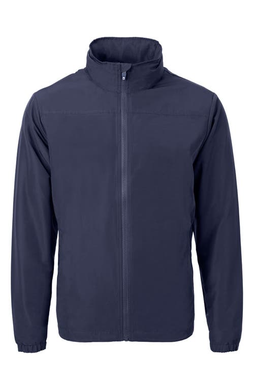 Cutter & Buck Charter Water Resistant Packable Full Zip Recycled Polyester Jacket at Nordstrom,