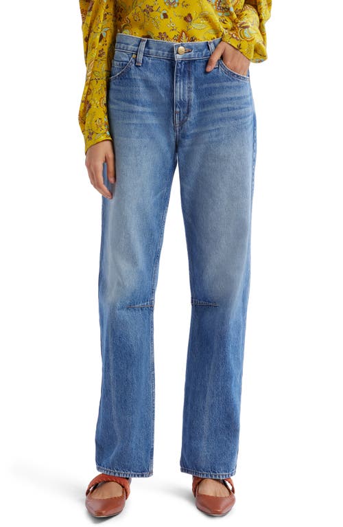 Ulla Johnson The Esme Nonstretch Denim Jeans Danube Medium Indigo Wash at Nordstrom,