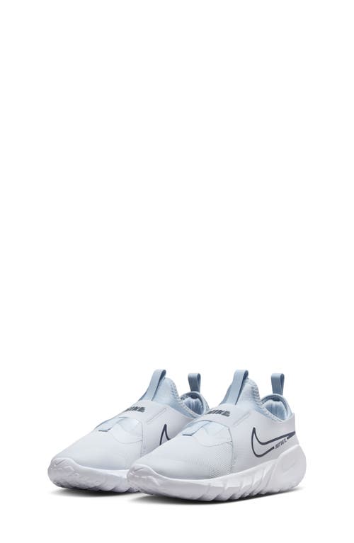Nike Flex Runner 2 Slip-on Running Shoe In Grey/light Blue/white