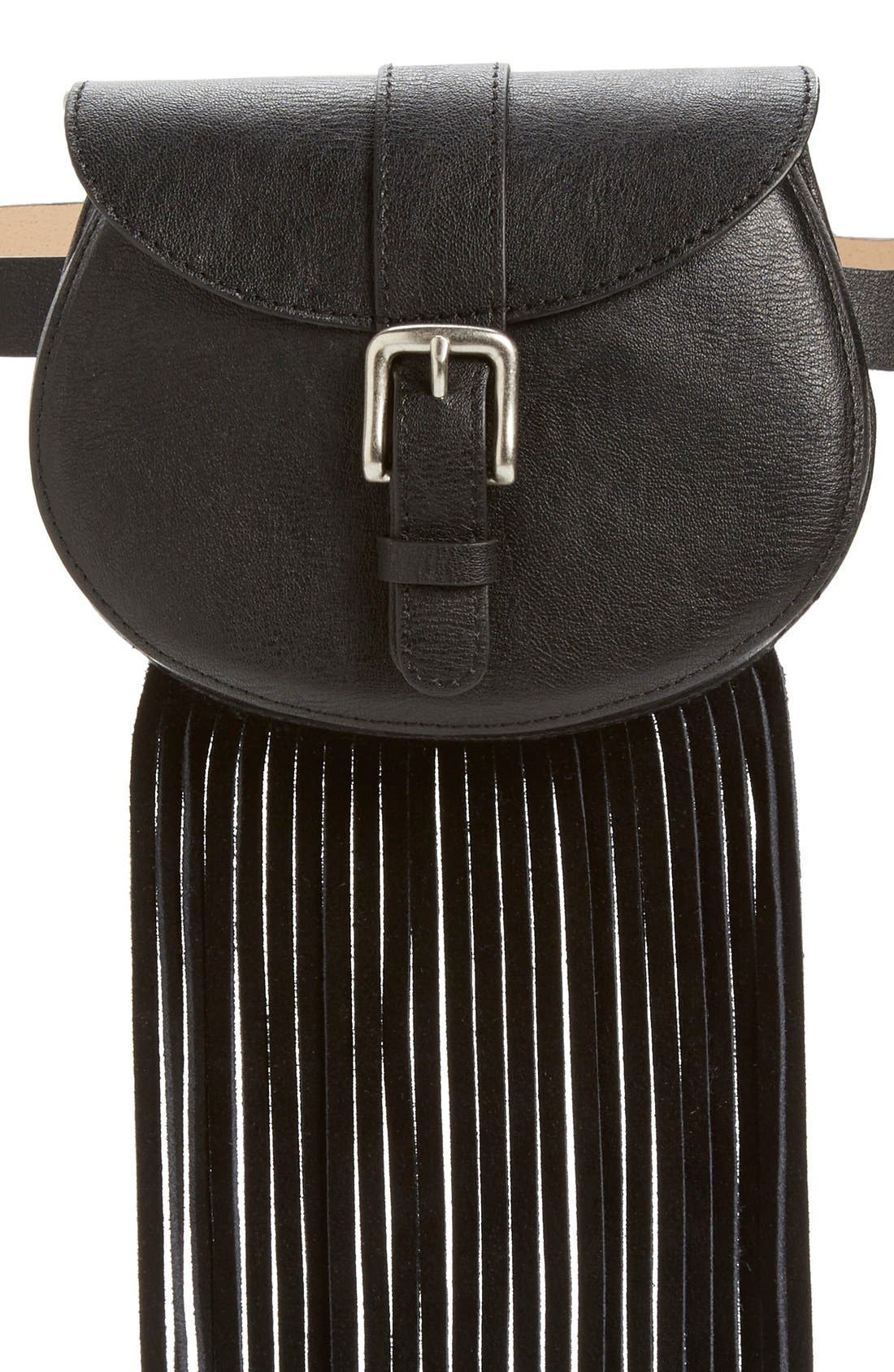Another Line Fringe Belt Bag Nordstrom