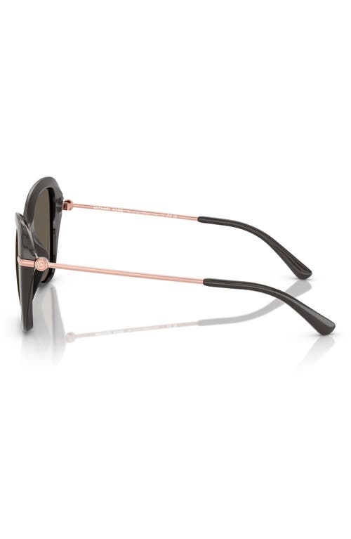Michael Kors 56mm Butterfly Sunglasses In Grey
