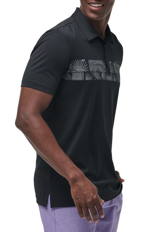 Travismathew Sand Nap Graphic Polo In Black