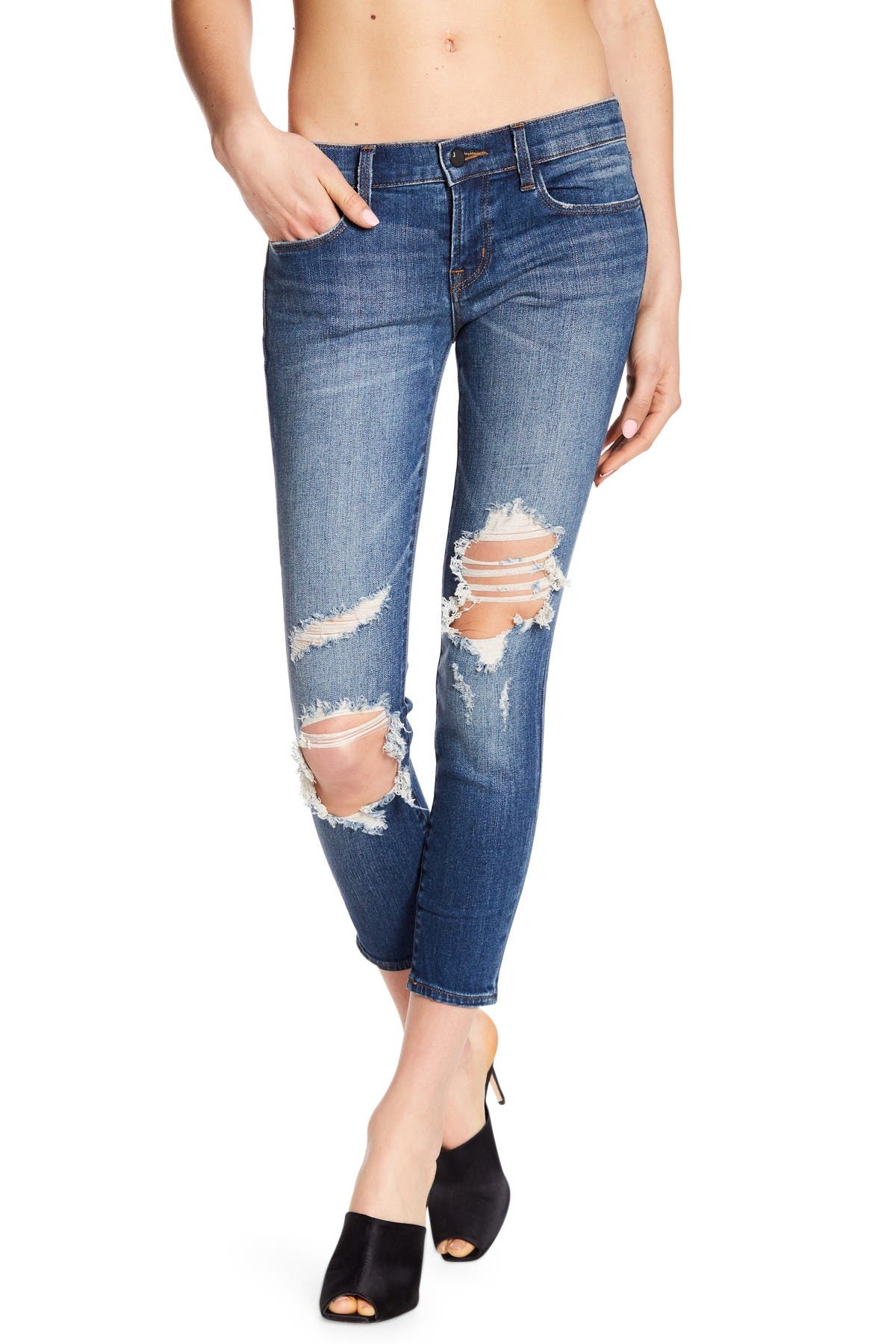 j brand 9326 cropped skinny jeans