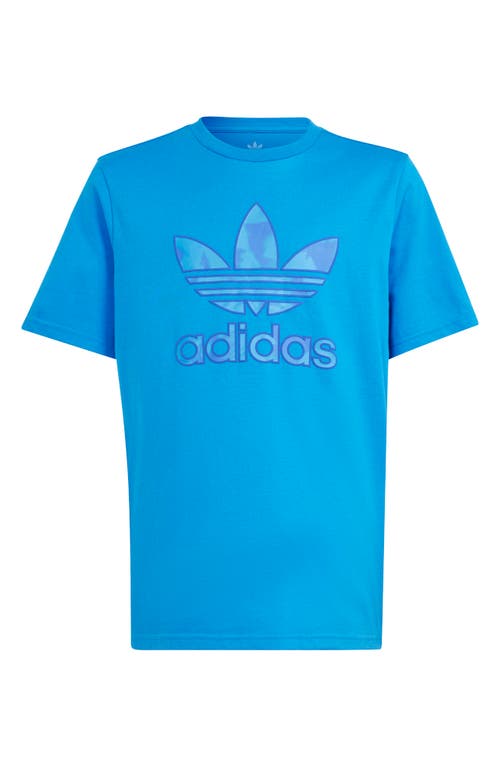 adidas Kids' Originals Trefoil Logo T-Shirt Bluebird at