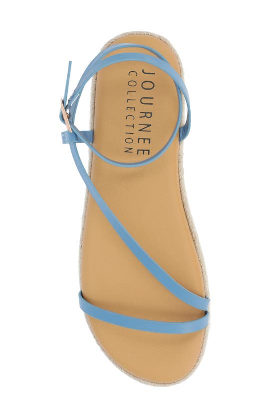 Journee Collection Odelia Tru Comfort Espadrille Sandal In Blue