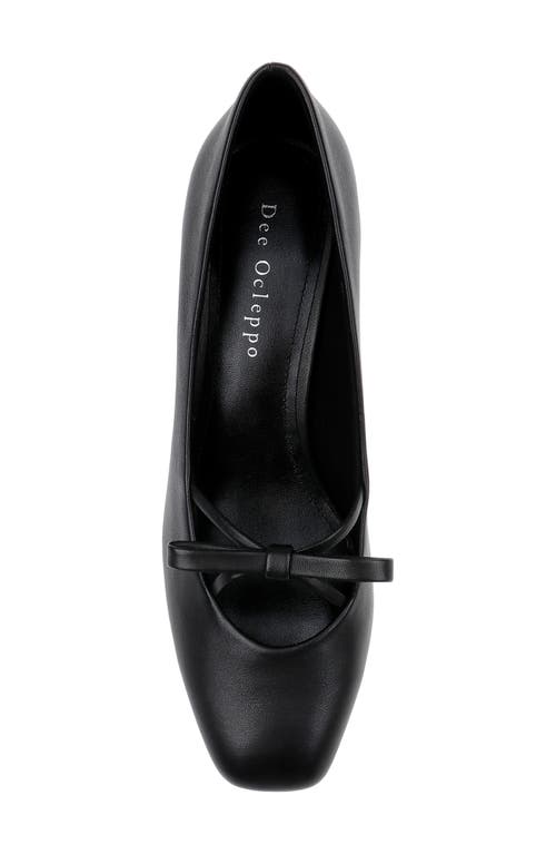 Shop Dee Ocleppo Zion Pump In Black Leather