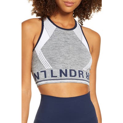 Lndr Aero.01 Longline Sports Bra, Grey