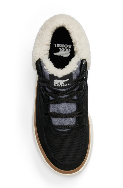 Sorel Out N About Iv Waterproof Sneaker In Black/sea Salt