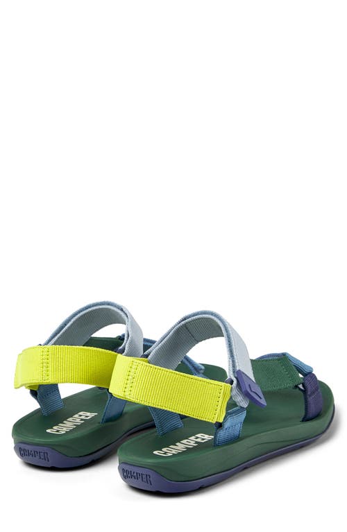 Shop Camper Match Sandal In Green/blue Multi