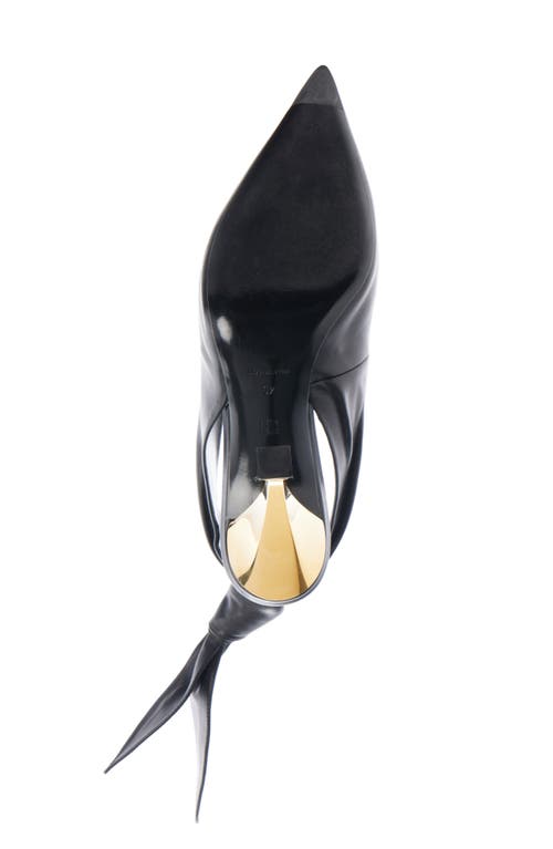 Shop Givenchy Beau Slingback Pump In Black/golden