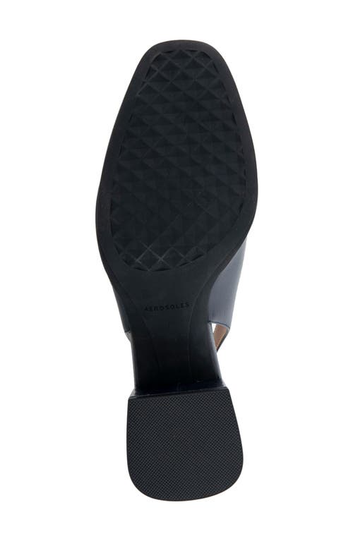 Shop Aerosoles Allure Slingback Pump In Navy Leather