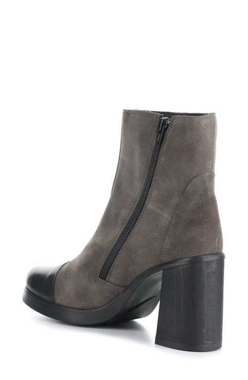 Shop Fly London Stir Platform Bootie In 002 Black/anthracite