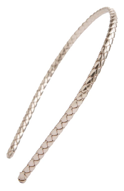 L. Erickson Braided Headband in Rose Gold at Nordstrom