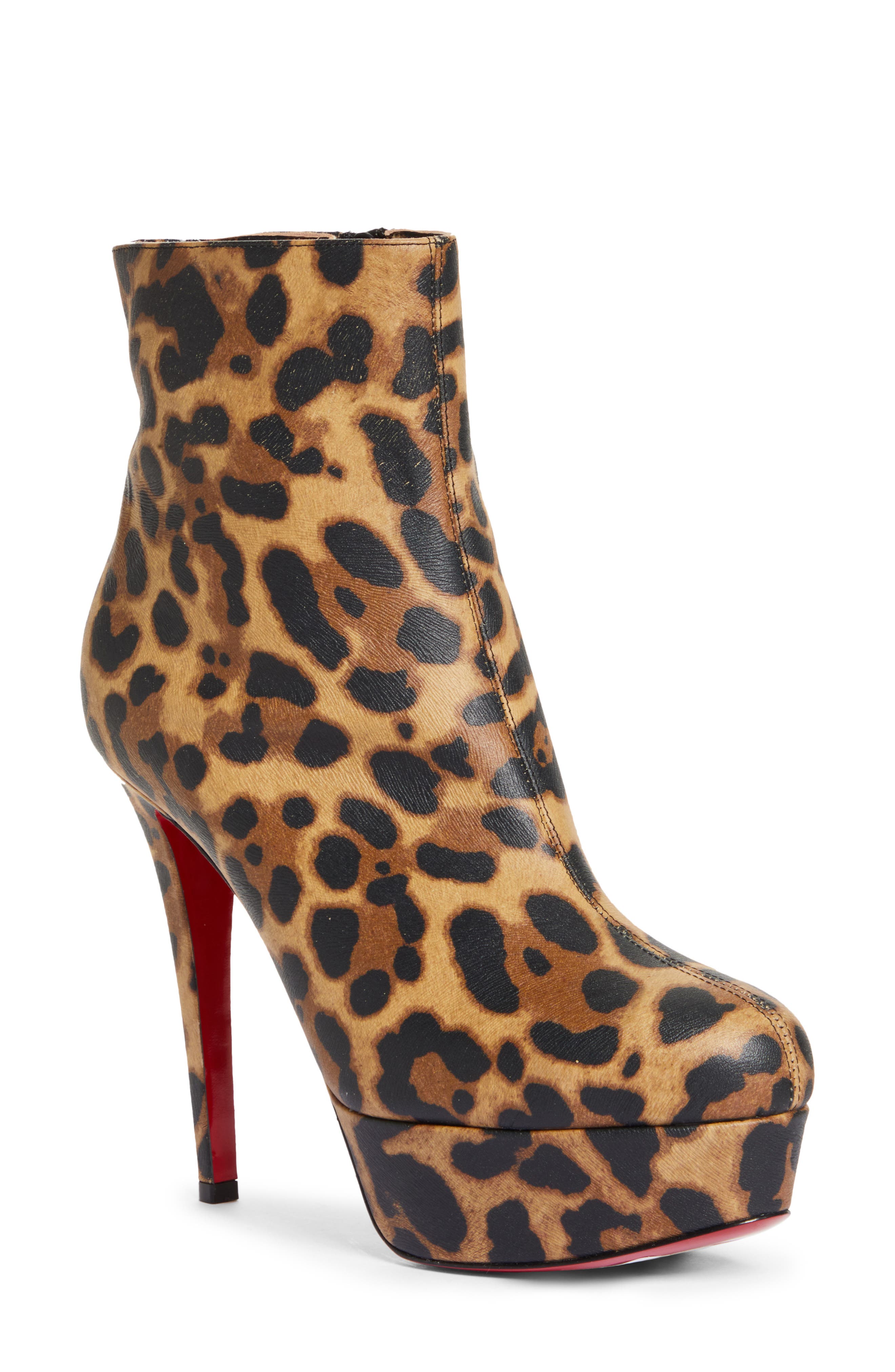 louboutin leopard boots