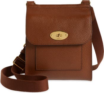 Antony leather crossbody bag Mulberry Brown in Leather - 34219910