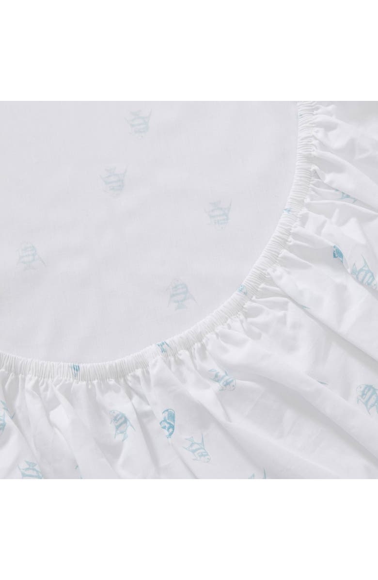 Tommy Bahama Angel Fish Cool Zone Cotton Sheet Set, Alternate, color, Light Blue
