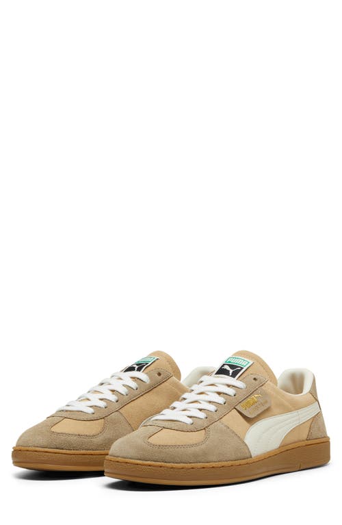 Shop Puma Super Team Low Top Sneaker In Sand Dune-frosted Ivory