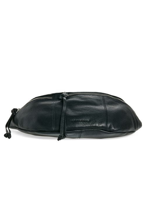 Shop Lucky Brand Feyy Leather Slingbag In Black