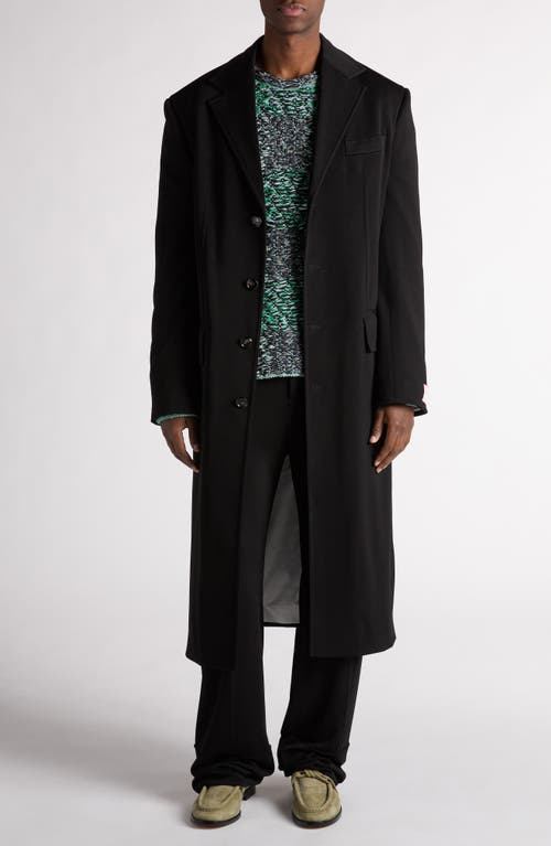 Shop Bottega Veneta Fluid Matte Jersey Topcoat In 1000 Black