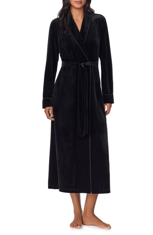 LAUREN RALPH LAUREN LAUREN RALPH LAUREN CREST EMBROIDERED ROBE 