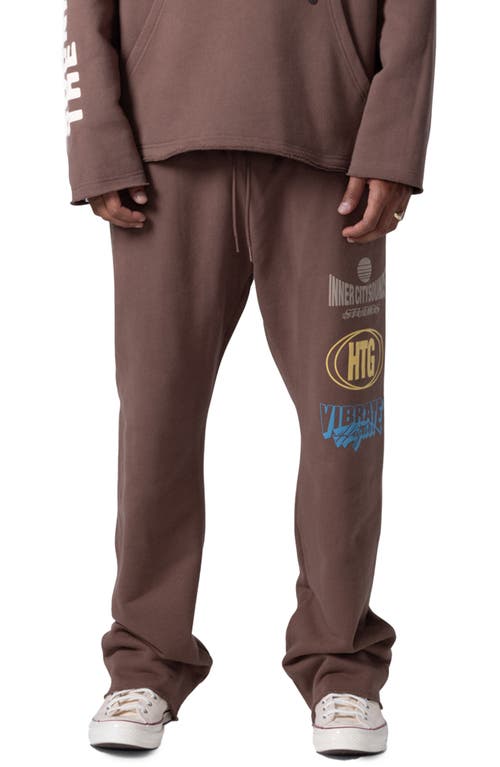 Shop Honor The Gift Studio French Terry Drawstring Pants In Brown