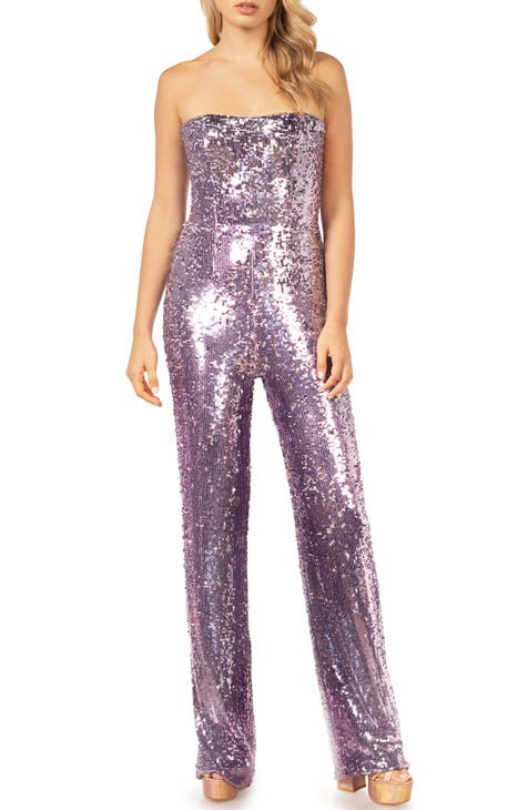 Best Deal for Shiny Sequin Jumpsuit for Women 2023 Generic B0b76wh494