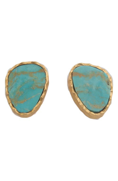 Christina Greene Stud Earrings in Turquoise