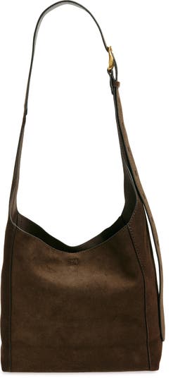 【関税込み】rag & bone ブラウン Belize ショッパートート rag & bone Small Belize Basketweave Embossed Leather Shopper