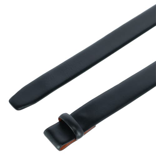 Trafalgar Cortina Leather 30mm Compression Belt Strap In Black