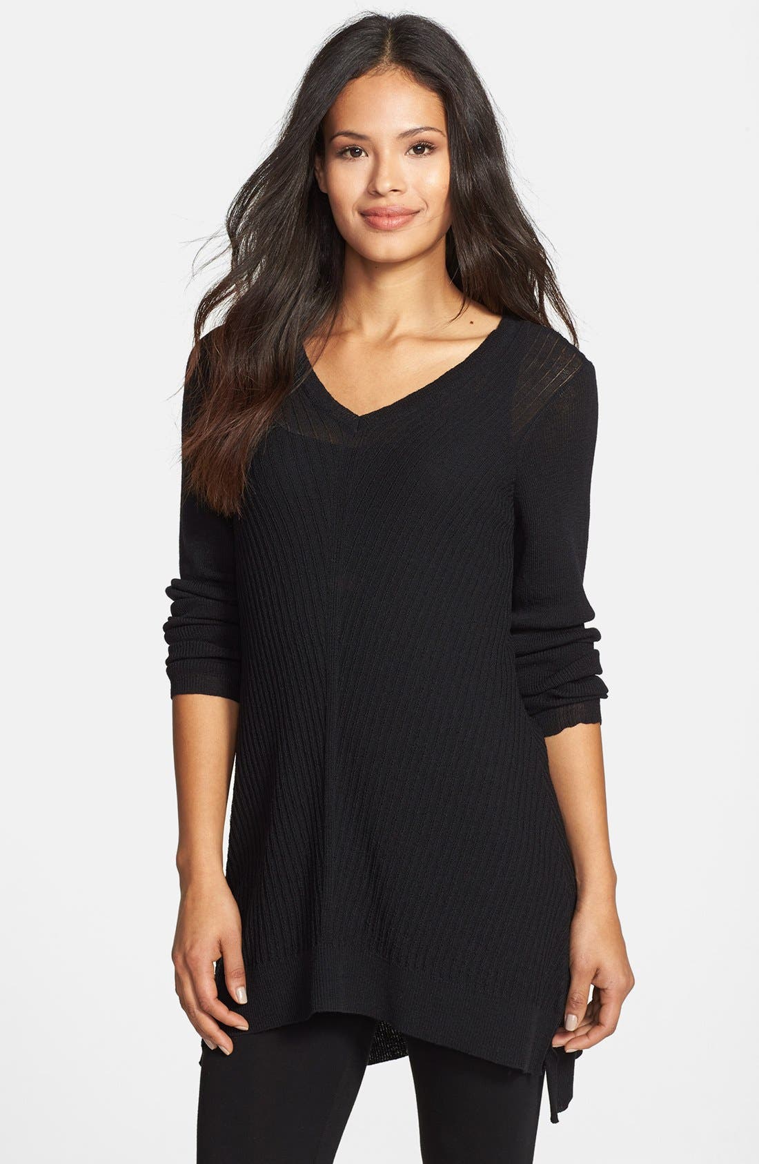 Eileen Fisher Washable Wool VNeck Tunic Nordstrom