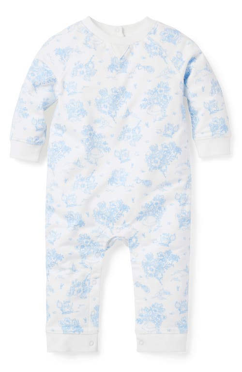 Janie and Jack x Disney Alice in Wonderland French Terry Romper in White Multi at Nordstrom, Size 0-3M