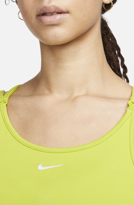Nike Women's Drifit One Luxe Slim Fit Strappy Tank Top In Green ModeSens