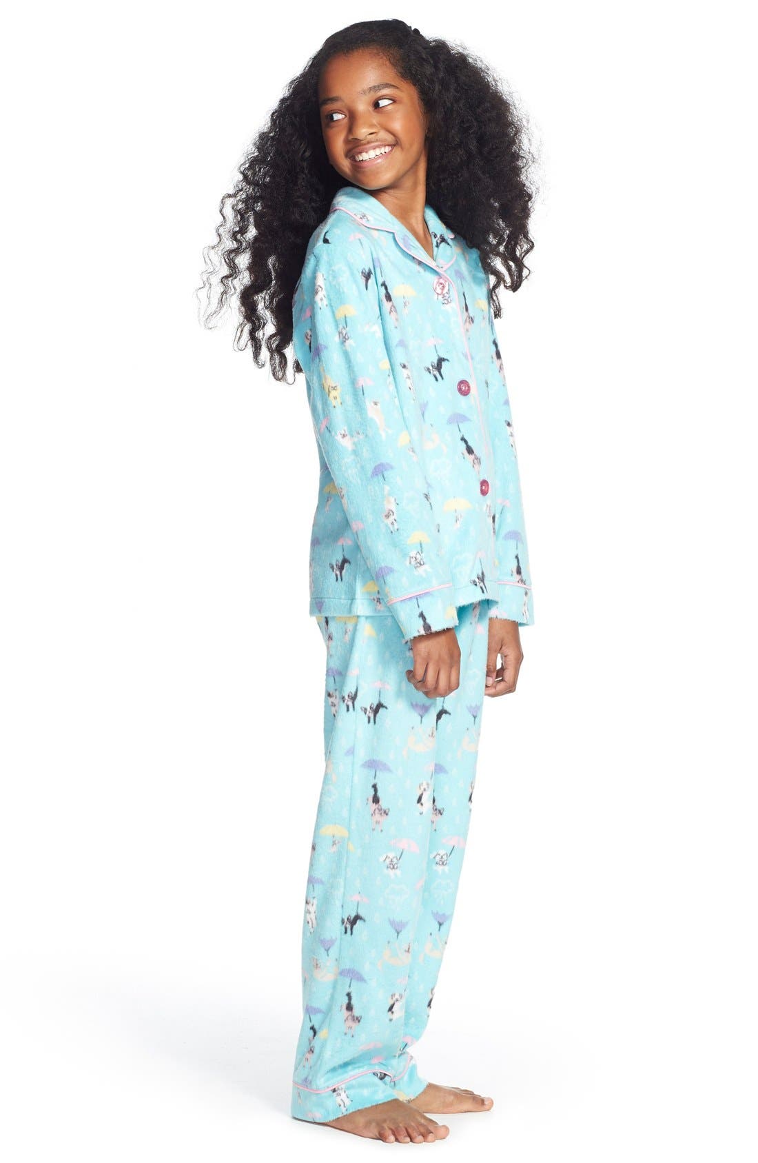 PJ Salvage Fleece TwoPiece Pajamas (Little Girls & Big Girls) Nordstrom