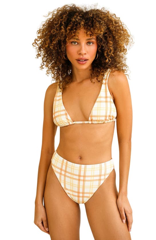 Shop Dippin Daisys Seashore Bottom In Rad Plaid