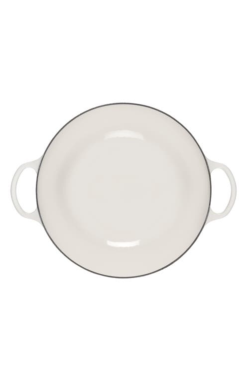 Le Creuset Signature 7.5-quart Enameled Cast Iron Brazier In White