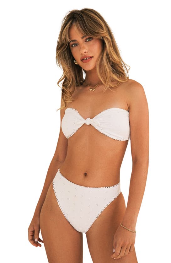 Shop Dippin Daisys Piper Cheeky Bikini Bottom In White