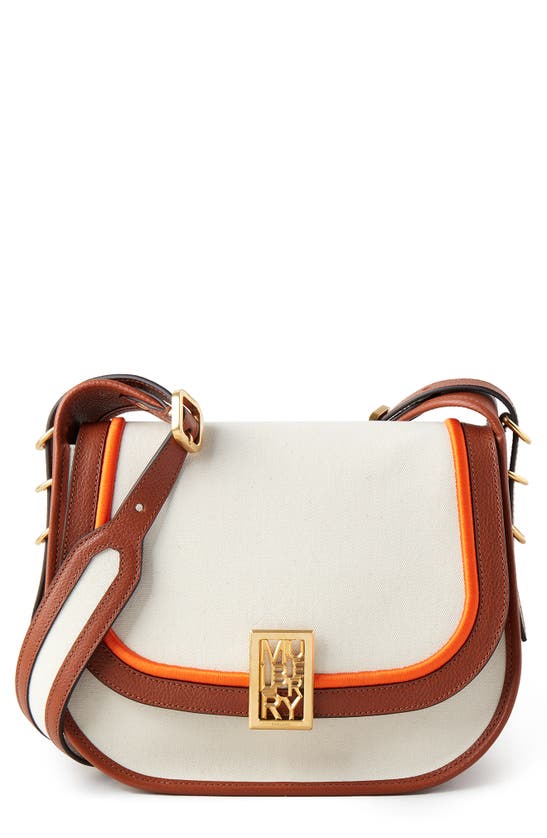 Mulberry Oversize Alexa Leather Satchel In Ecru